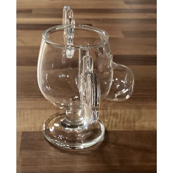 Warner Bros BULLWINKLE MOOSE Glass Clear Cup Mug - Picture 5 of 9